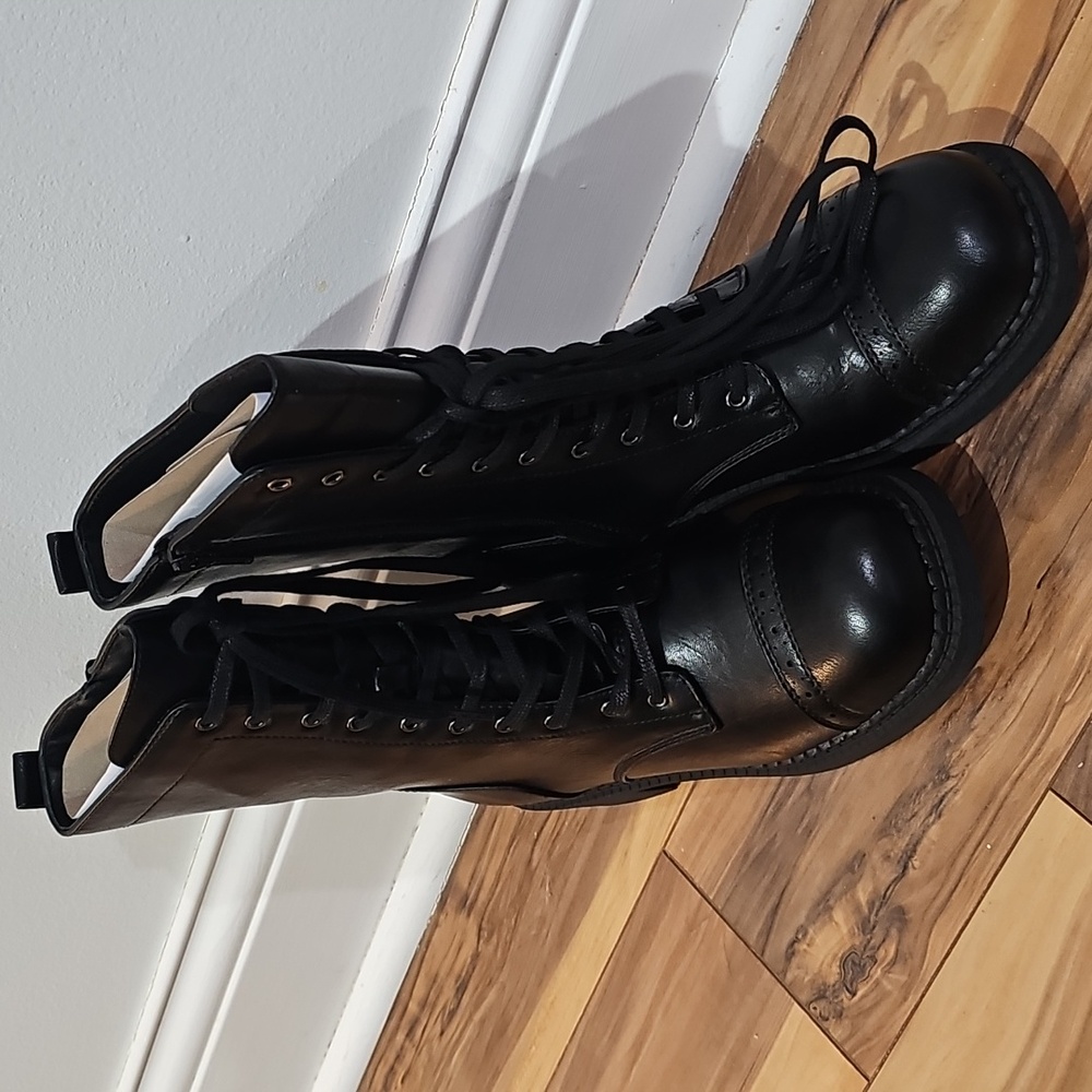 wild fable Black Combat Moto Boots - Picture 7 of 11
